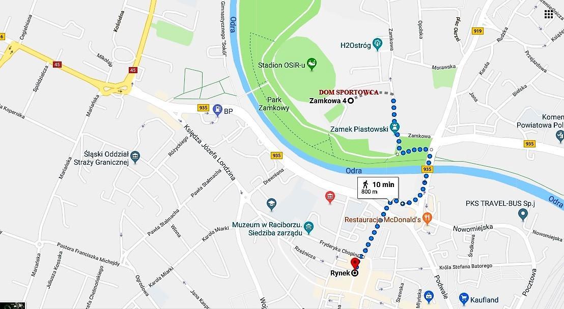 Dom Sportowca Bed & Breakfast Raciborz Bagian luar foto